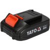 Baterie náhradní 18V Li-ion 2,0 AH (YT-82782, YT-82788,YT-82826) Yato YT-82842 + Dárek, servis bez starostí v hodnotě 300Kč