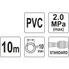 Hadice vzduchová PVC 10mm, 10m Yato YT-24224