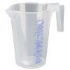 Odměrka PP průhledná 1000ml PRESSOL 07062