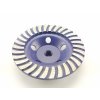 Diamantový brusný kotouč TURBO na kámen - 125 x M14 x 5 mm GEKO nářadí G00378