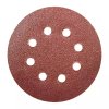Brusný kotouč smírkový 125 mm,120 gr, suchý zip, sada 5 kusů DEDRA DED79474
