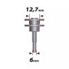 Trn k vrtačce 6mm, průměr otvoru 12.7mm DEDRA F33-001