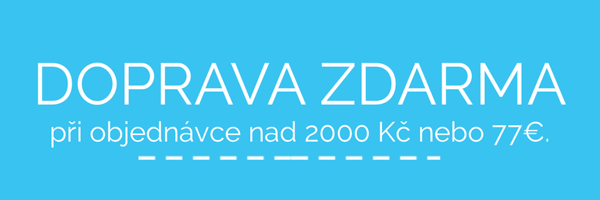 Doprava zdarma při nákupu nad 2000 Kč nebo 77 €.
