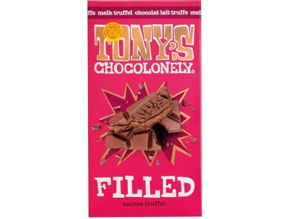 087 mléčná s náplní čokoládových lanýžů