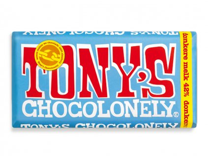 Tony’s Chocolonely – mléčná tmavá čokoláda, 180 gramů