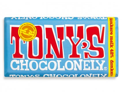 Tony’s Chocolonely – mléčná tmavá čokoláda, 180 gramů