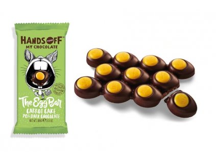 Hands off my chocolate – The Egg Bar, hořká čokoláda, mrkvový koláč, 105 gramů