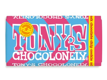Tony’s Chocolonely – mléčná čokoláda, cookies, 180 gramů