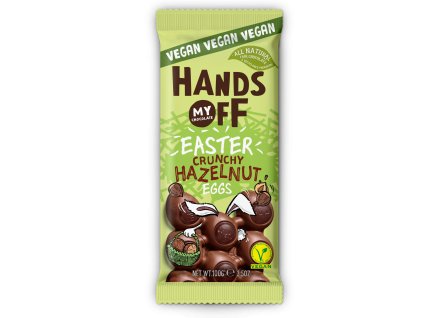 Hands off my chocolate – The Egg bar, lískooříšková čokoláda, lískooříšková pasta, lískové ořechy, 100 gramů