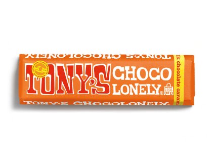 Tony’s Chocolonely – mléčná čokoláda, karamel a mořská sůl, 47 gramů