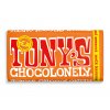 Tony’s Chocolonely – mléčná čokoláda, karamel a mořská sůl, 180 gramů