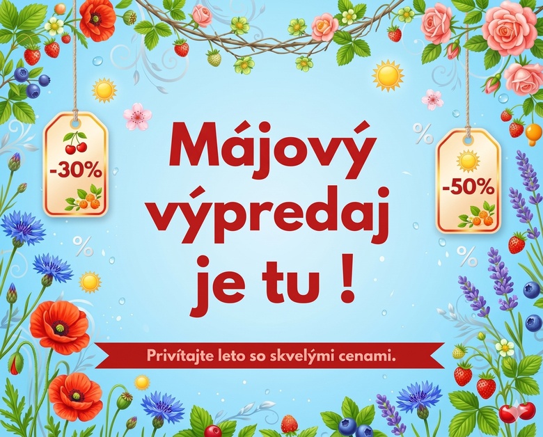 Májový výpredaj promobily sk 2026
