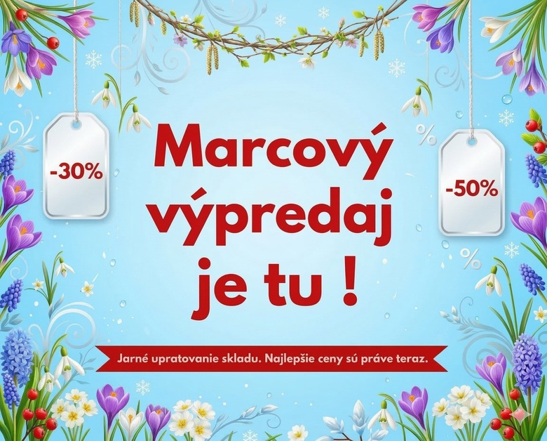 Marcový výpredaj promobily sk 2025