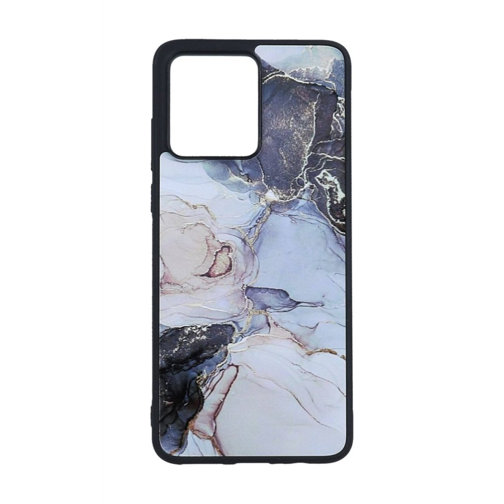 Zadný pevný kryt Marble na Motorola Moto G84 5G Smoky Color