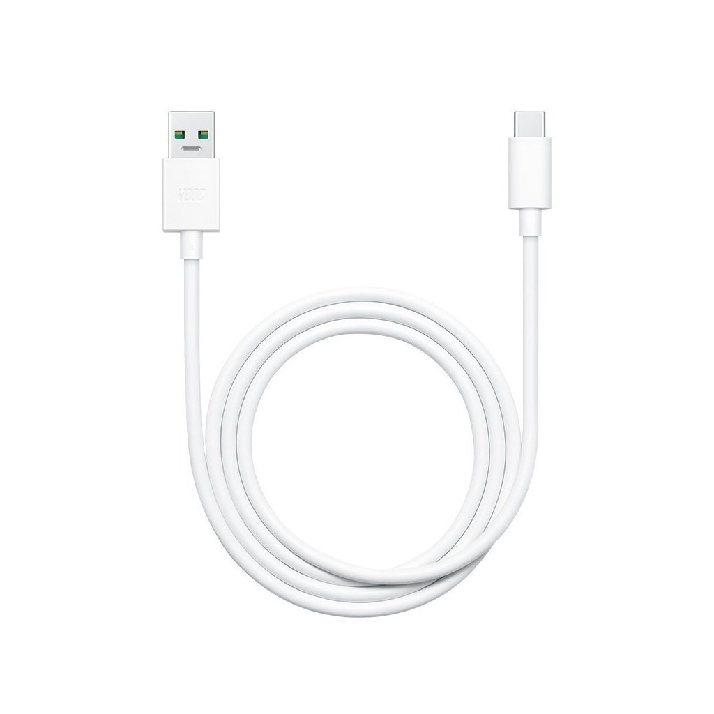 Dátový kábel DL129 OPPO Type-C Fast Charge White (Bulk)