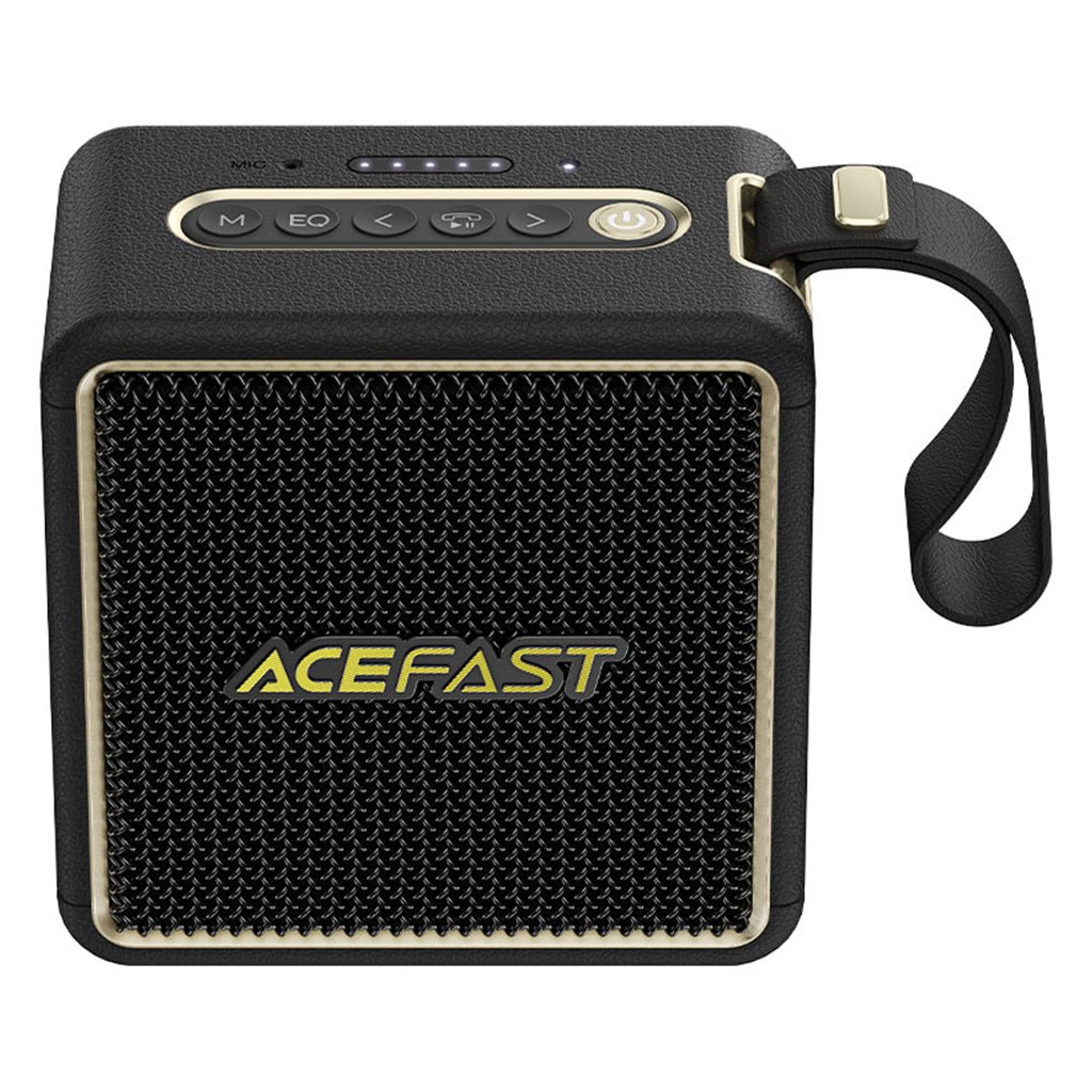 Acefast Bezdrôtový Reproduktor Nano K3 Bluetooth 5.4 RGB Handsfree USB TF AUX IPX6 USB C 2600mAh čierny