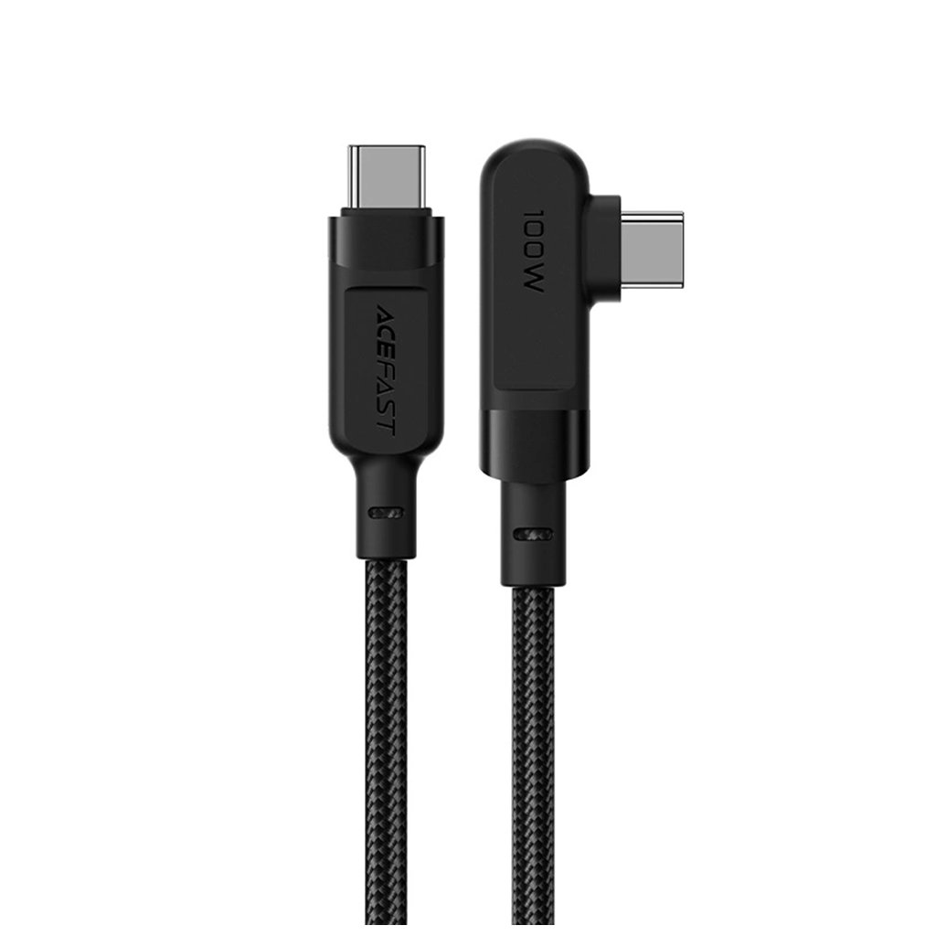 Acefast Datový Kábel C5 03 Rýchlonabíjací Type C na Type C 100W 5A 2m čierny