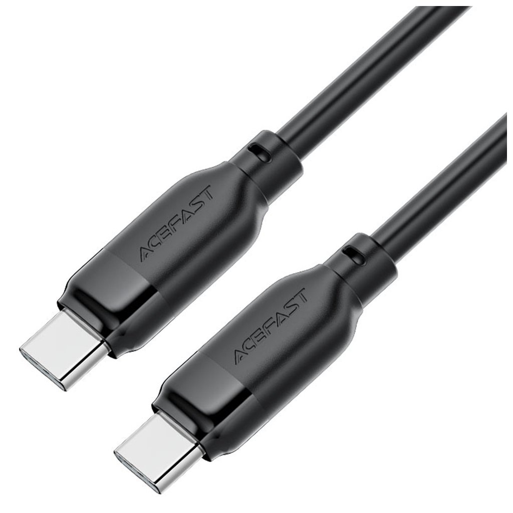 Acefast Datový kábel C16 03 Rýchlonabíjací Type C na Type C 60W 3A 1.2m čierny