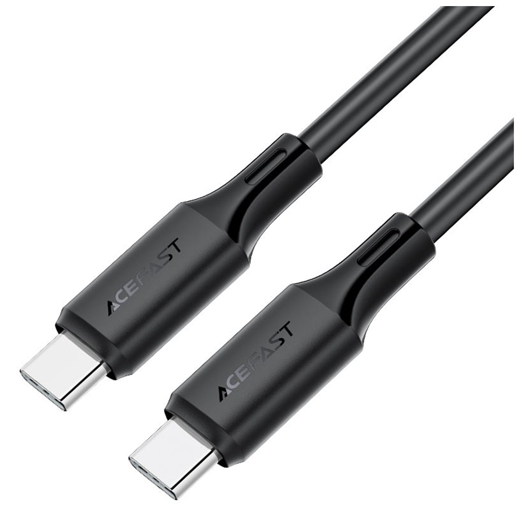Acefast Datový Kábel C1703 TypeC na TypeC Rýchlonabíjací 60W 3A 1.2m čierna