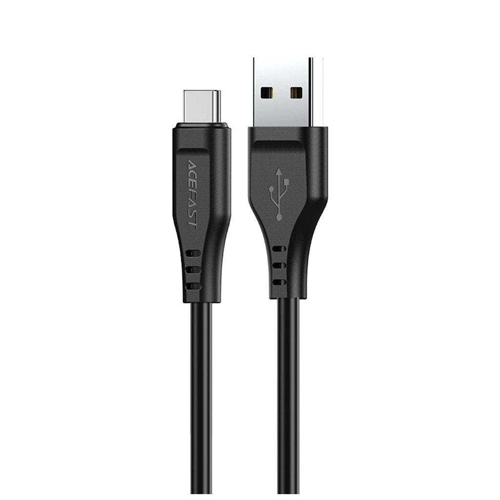 Acefast Datový Kábel C3 03 USB na Type C 60W 3A Rýchle Nabíjanie 1.2m čierna