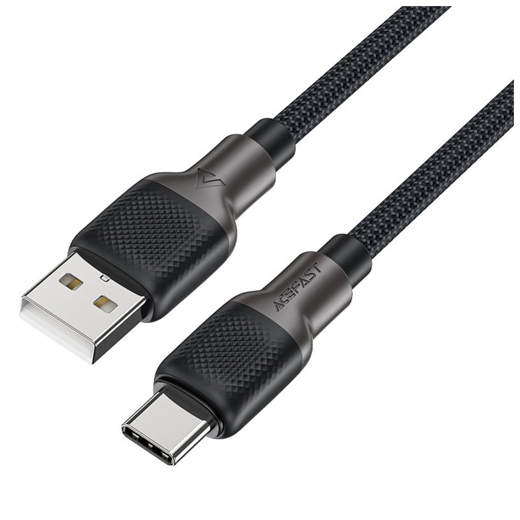 Acefast Dátový kábel C10 04 Rýchle nabíjanie USB na Type C 1.2m čierny