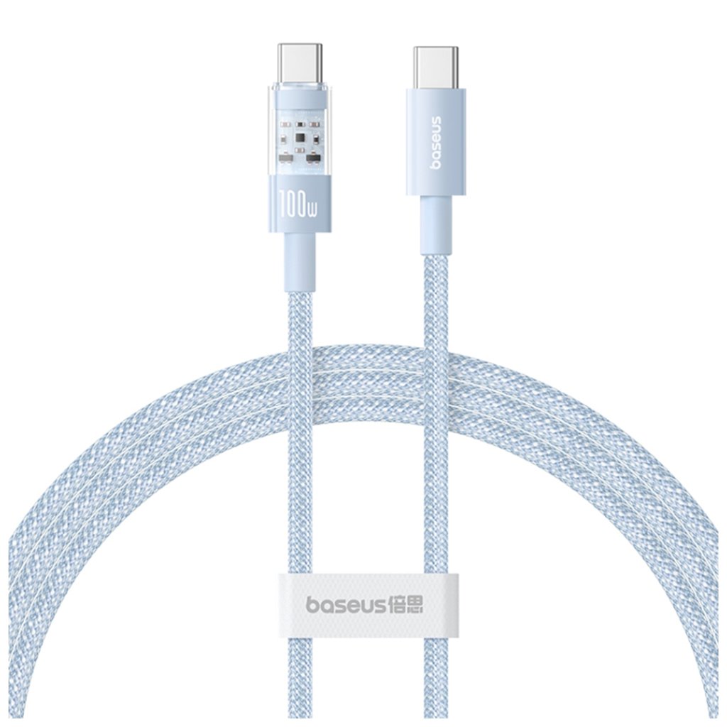 Baseus dátový kábel Gem Type-C na Type-C 100W 2m Galaxy Blue