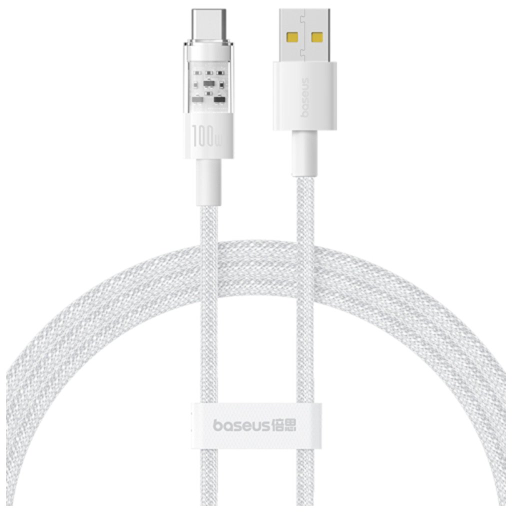 Baseus dátový kábel Gem USB na Type C 100W 1m Moon White