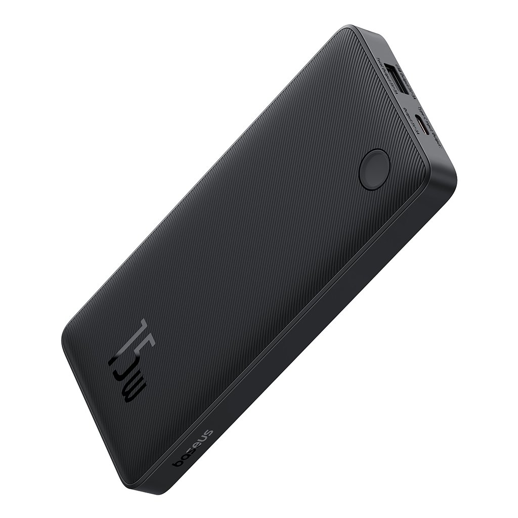 Baseus Power Bank Airpow Lite 10000mAh 15W Type-C s káblom Cosmic Black