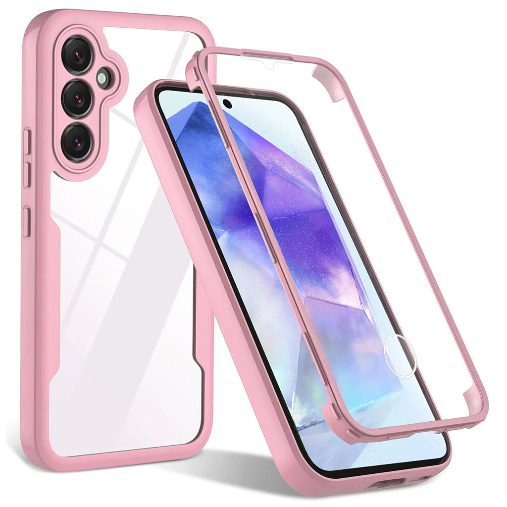 Techsuit ColorVerse 360 Series Screen Protector Samsung Galaxy A55 5G Pink