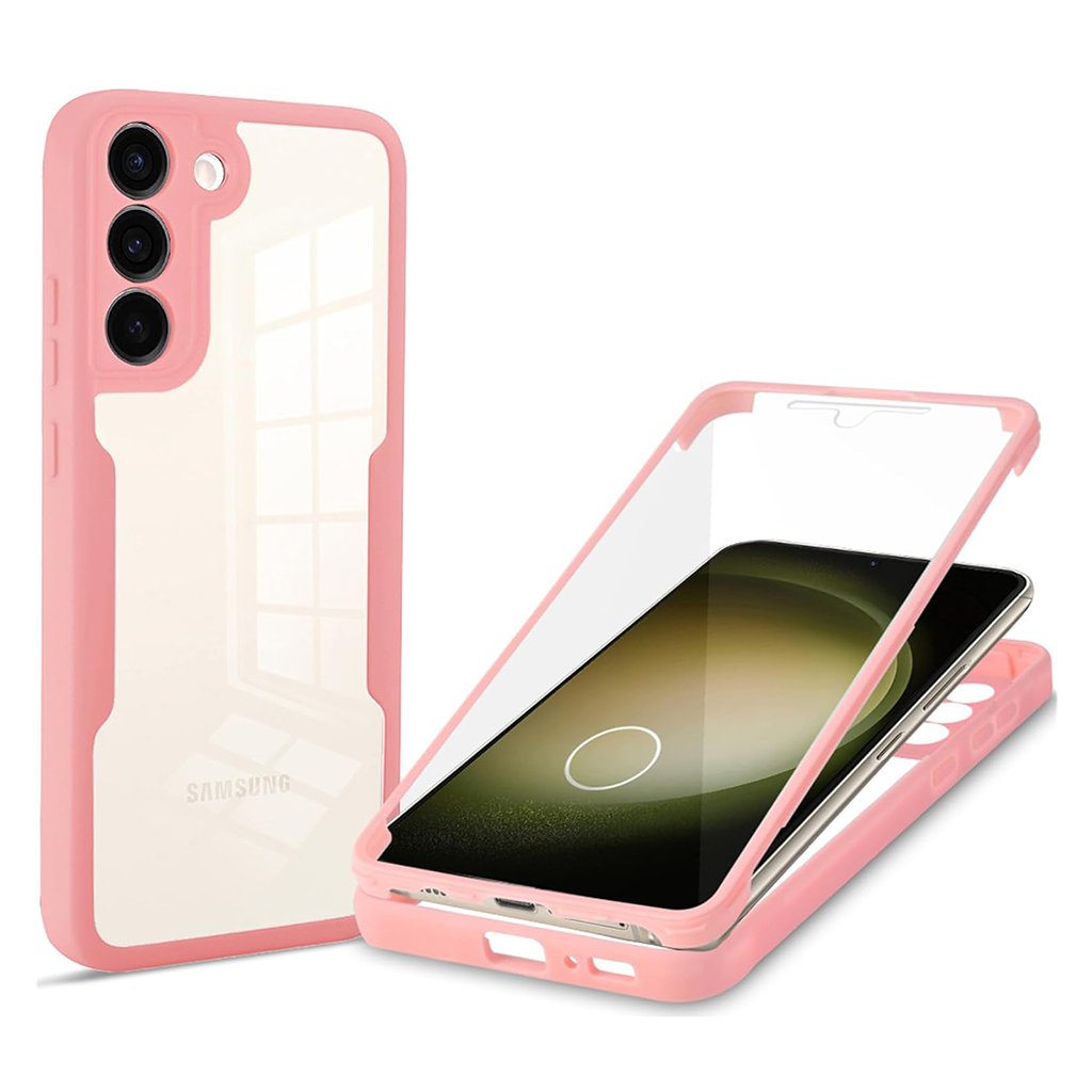 Techsuit ColorVerse 360 Series Screen Protector Samsung Galaxy S23 Plus Pink