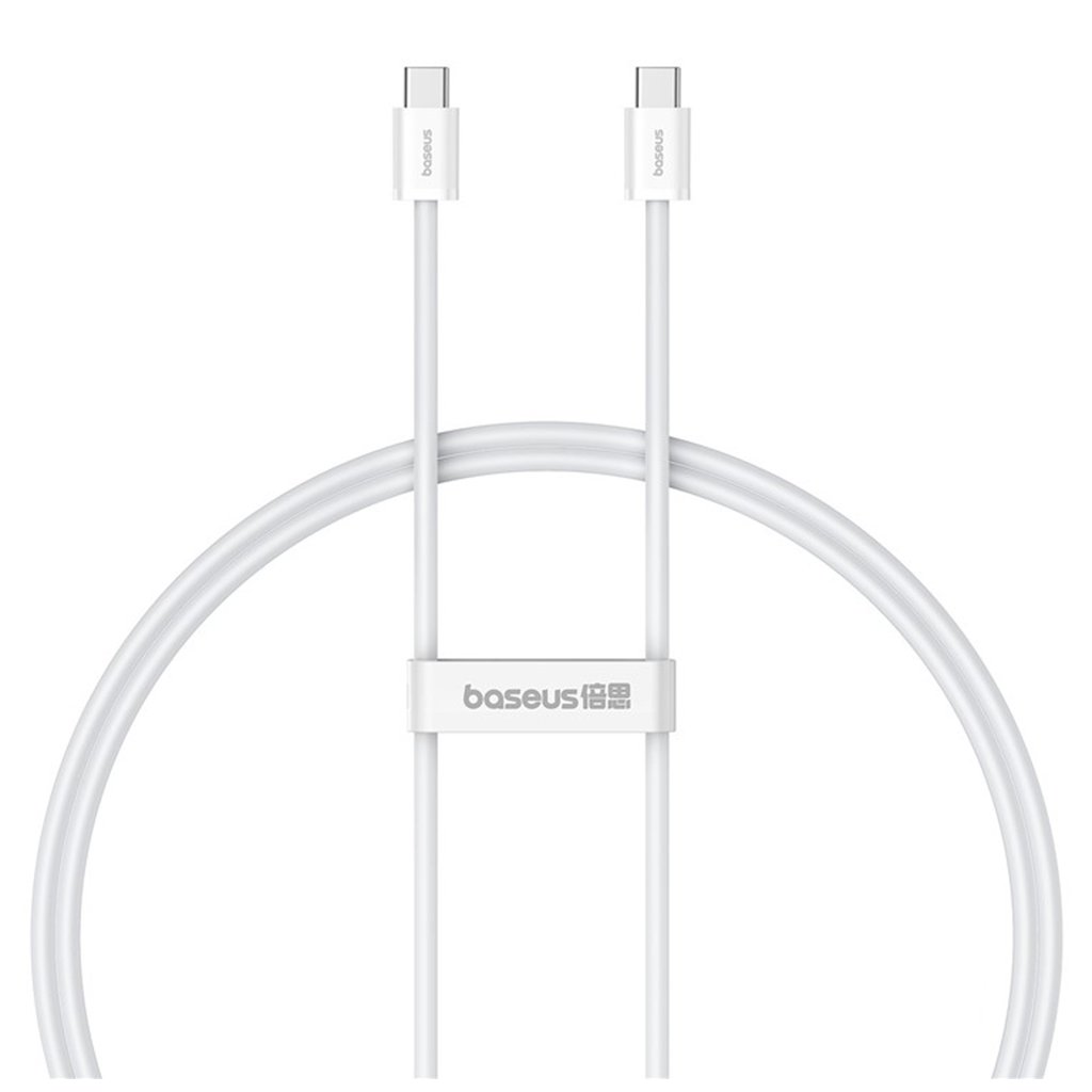 Baseus Dátový kábel Type-C na Type-C 100W 2m Moon White