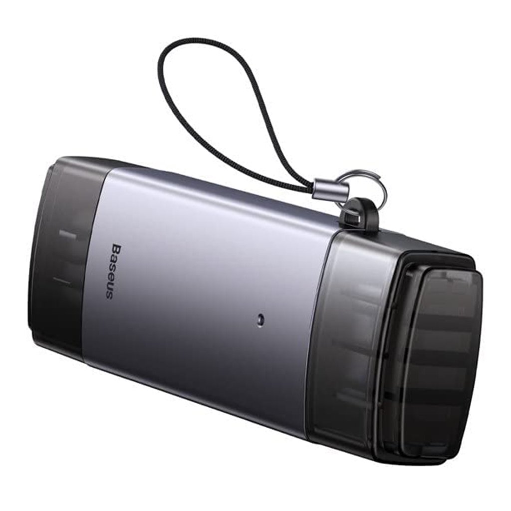 Baseus Čítačka kariet Lite Series WKQX060113 USB Type-C 3.0 MicroSD SD sivá