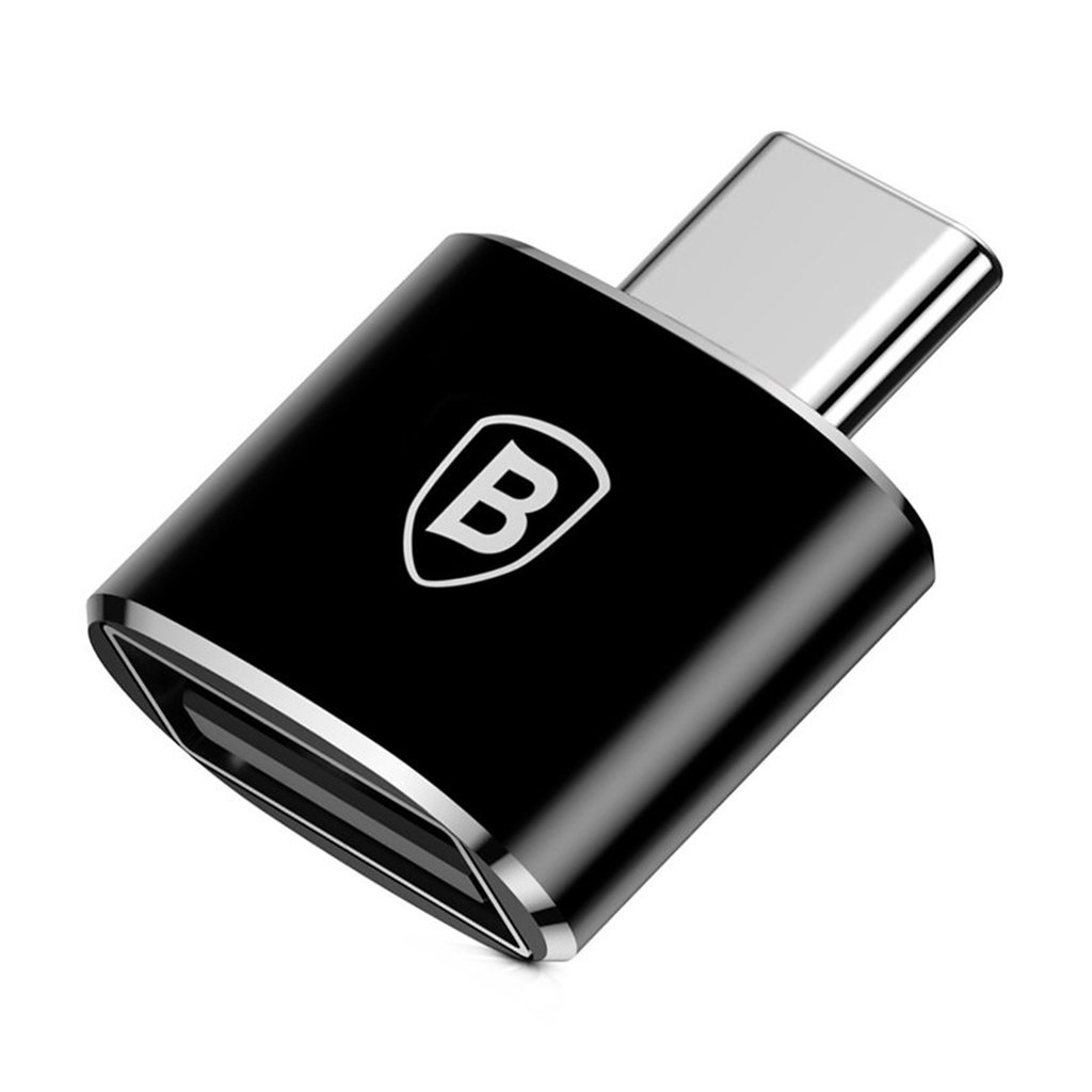 Baseus OTG Adaptér CATOTG-01 USB 2.0 na Type-C 480Mbps 2.4A Čierny