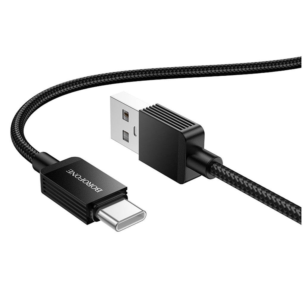 Borofone dátový kábel Placer Series BX120 USB na Type-C 3A 1m čierny