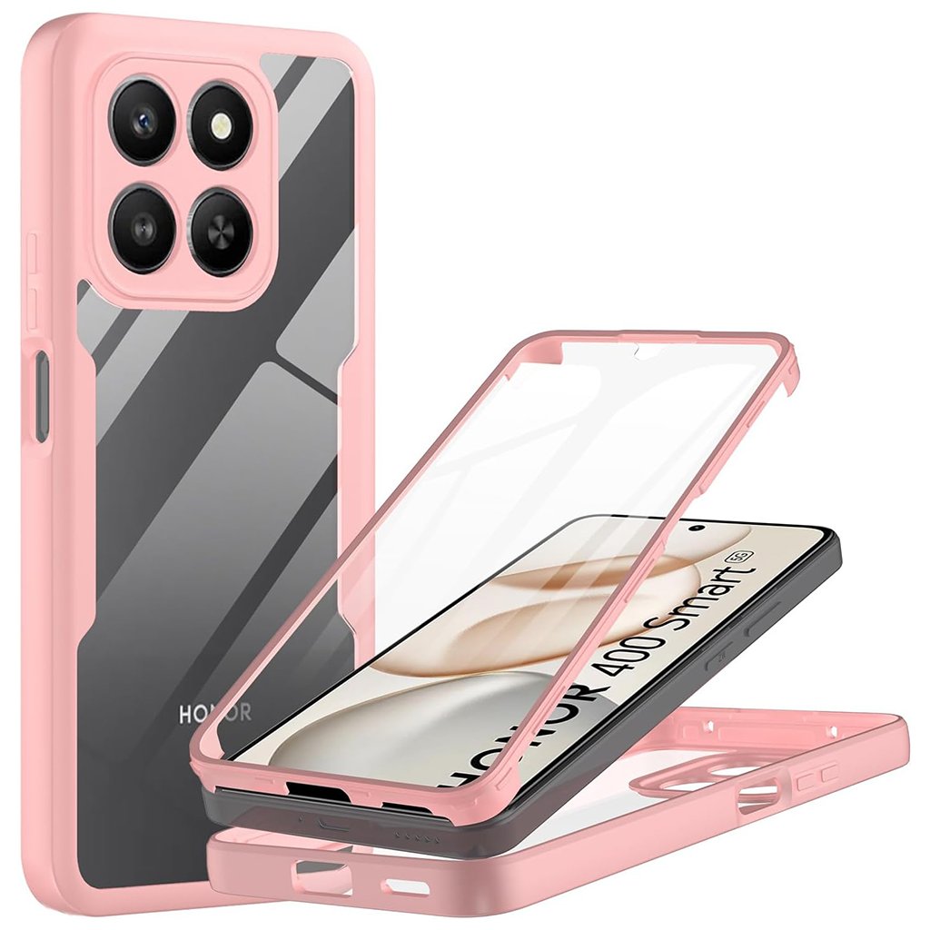Techsuit ColorVerse 360 + ochrana displeja pre Honor 400 Smart 5G ružový
