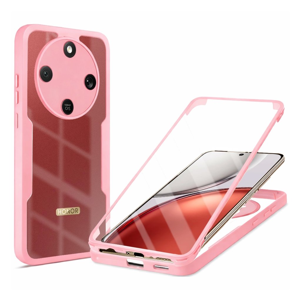 Techsuit - ColorVerse 360 Series + ochrana obrazovky - Honor Magic8 Lite - ružová