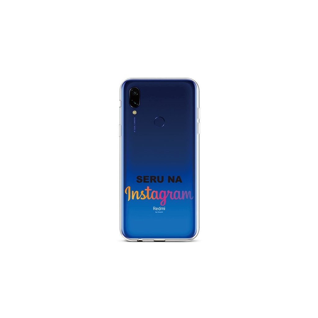 Zadný silikónový kryt na Xiaomi Redmi 7 Instagram