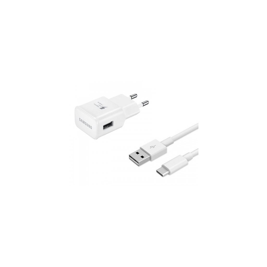 Originálna USB-C (USB type-C) rýchlonabíjačka Samsung EP-TA20EWE + DN930CWE  biela