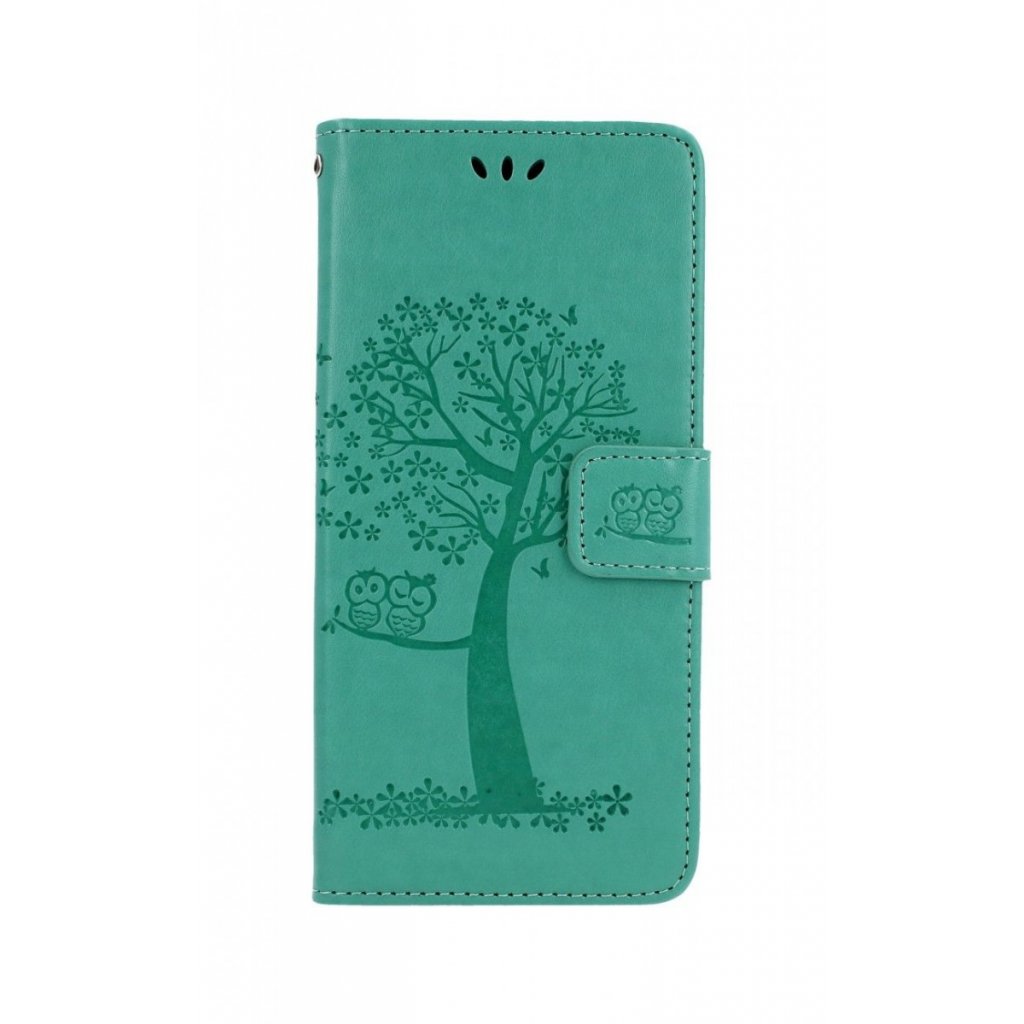 Flipové puzdro na Xiaomi Redmi Note 8 Pro Zelený strom sovičky