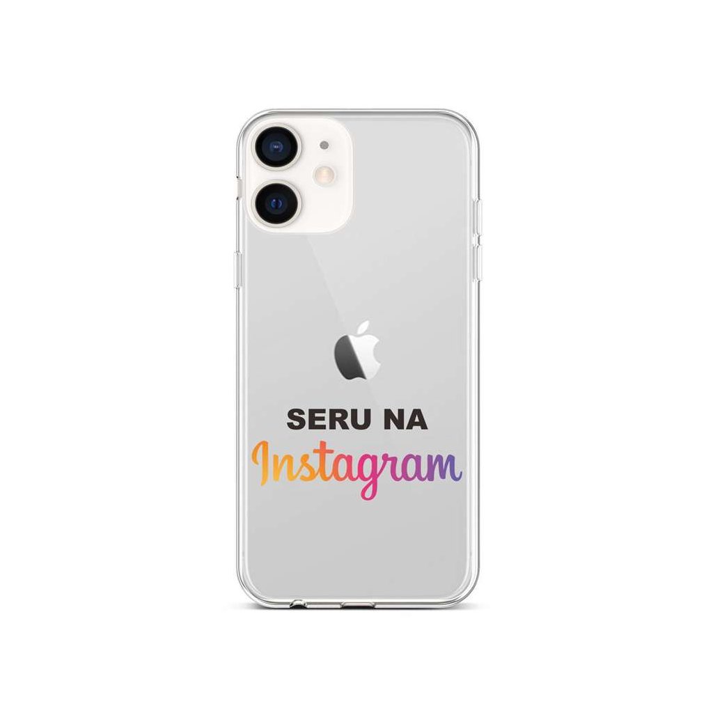 Zadný silikónový kryt na iPhone 12 mini Instagram