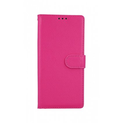 Flipové puzdro na Xiaomi Redmi Note 9 ružové s prackou