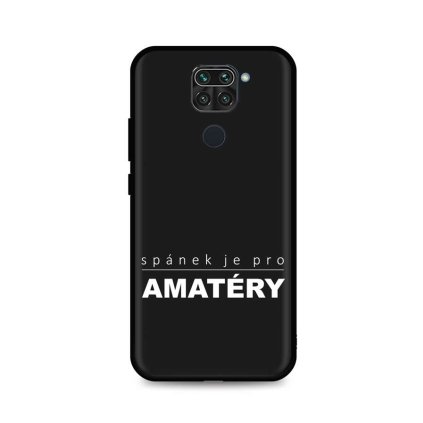 Zadný silikónový kryt DARK na Xiaomi Redmi Note 9 Bez spánku