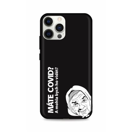 Zadný silikónový kryt DARK na iPhone 12 Pro Můžu ho vidět?