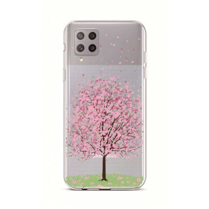 Zadný silikónový kryt na Samsung A42 Blossom Tree