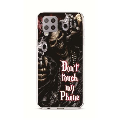 Zadný silikónový kryt na Samsung A42 Smrťák