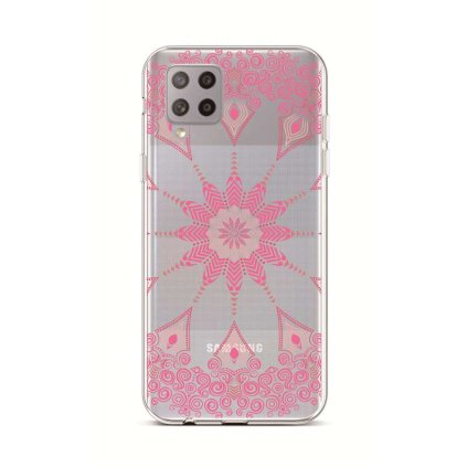 Zadný silikónový kryt na Samsung A42 Pink Mandala