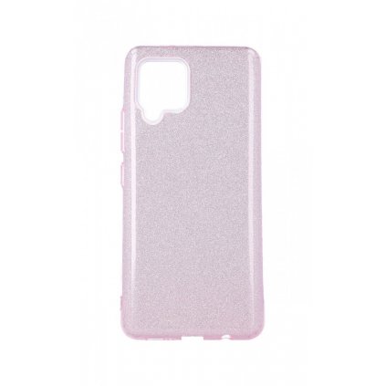 Zadný pevný kryt na Samsung A42 glitter ružový