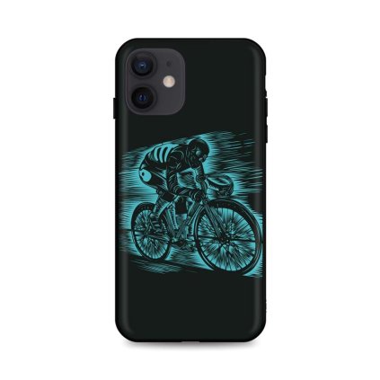 Zadný silikónový kryt DARK na iPhone 12 Speeding