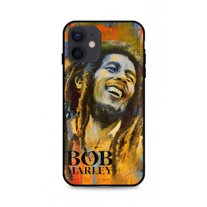 Zadný silikónový kryt DARK na iPhone 12 Bob Marley