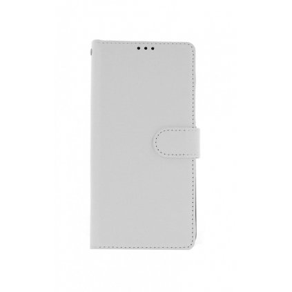 Flipové púzdro na Samsung A42 biele s prackou